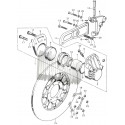 FRONT BRAKE CALIPER      -FRONTBRAKE DISK 