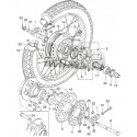 REAR WHEEL - DRIVEN SPROCKET