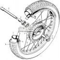 FRONT WHEEL-AXLE